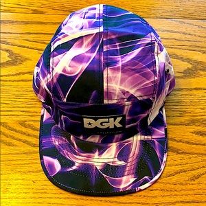 DGK Purple Haze Flatbill Strapback 5 Panel Hat
